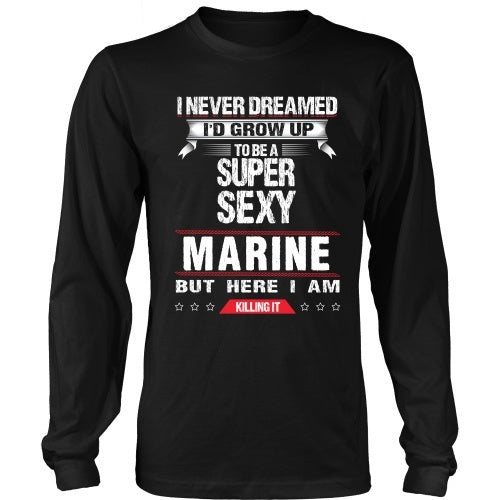 T-shirt - Sexy Marine, Killing It - Front Design