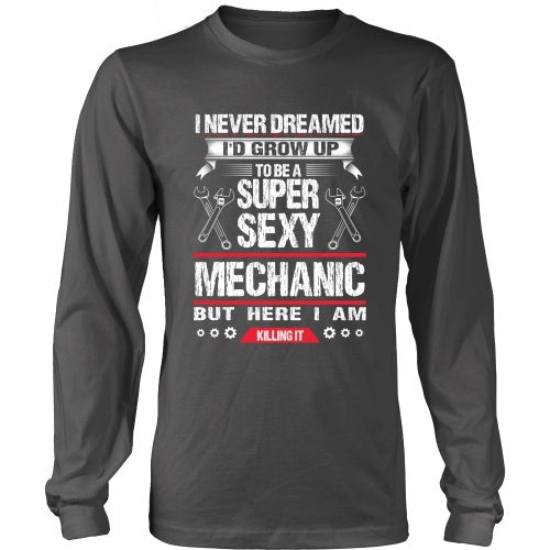 T-shirt - Sexy Mechanic, Killing It - Front Design