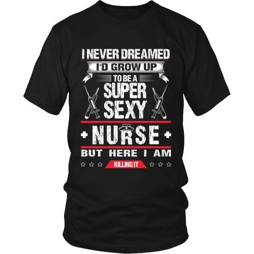 T-shirt - Sexy Nurse, Killing It - Front Design