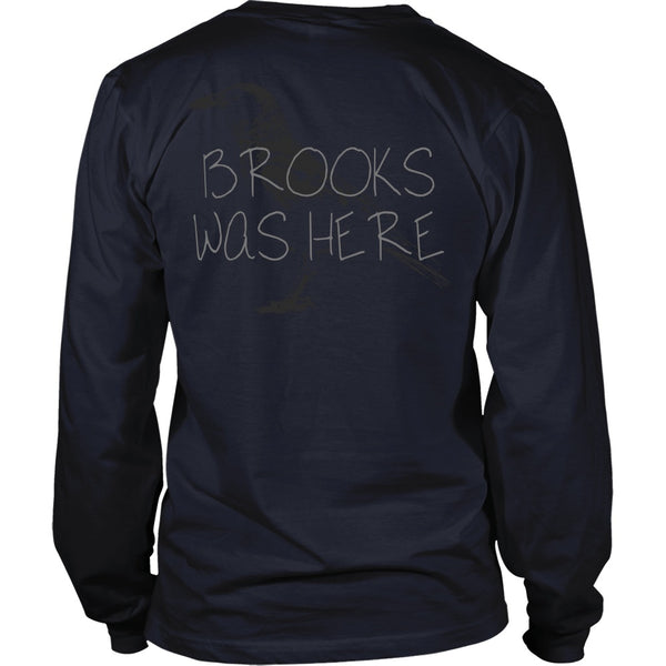 T-shirt - Shawshank Redemption - Brooks Was Here (Crow) - Back Design