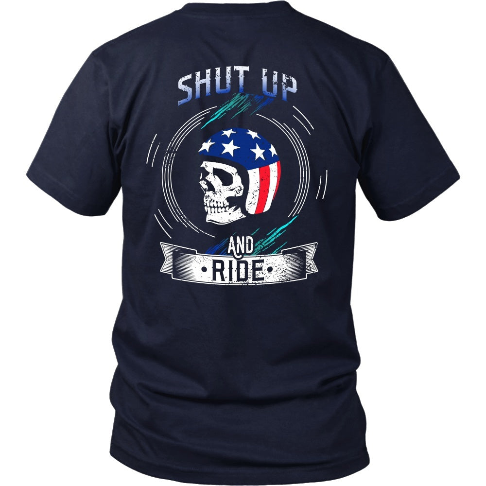 T-shirt - Shut Up And Ride - Back Design