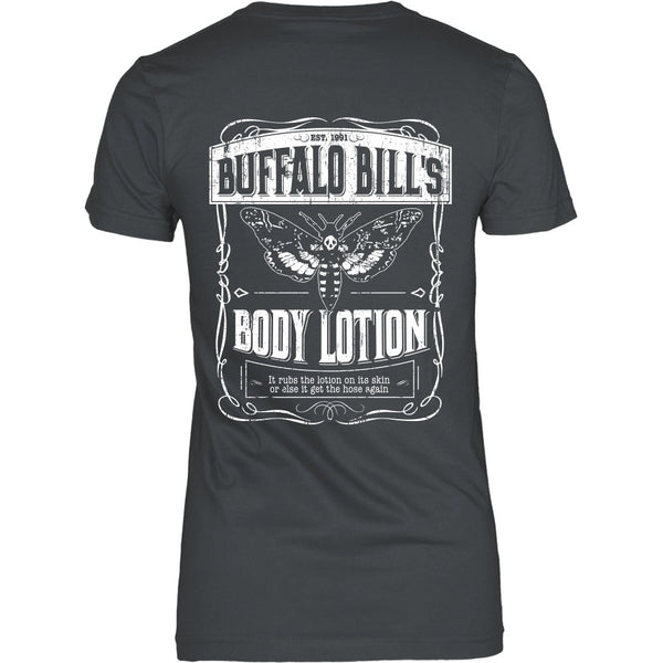 T-shirt - Silence Of The Lambs- Buffalo Bill's Body Lotion - Back Design - DDA