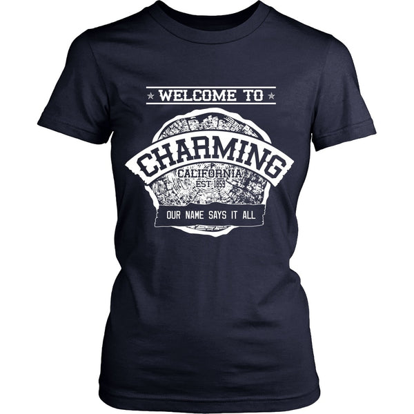 T-shirt - Sons Of Anarchy - Welcome To Charming - Front Design