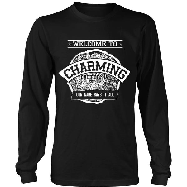 T-shirt - Sons Of Anarchy - Welcome To Charming - Front Design