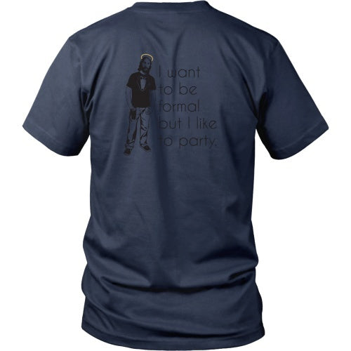 T-shirt - Talladega Nights - Jesus Likes To Party - Back Design