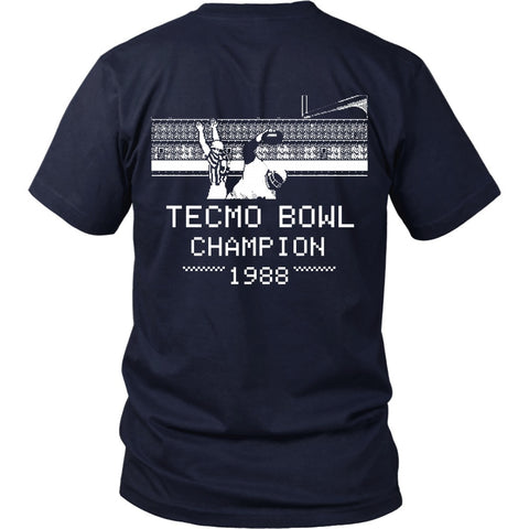 T-shirt - Tecmo Bowl - Tecmo Bowl Champion Tee - Back Design
