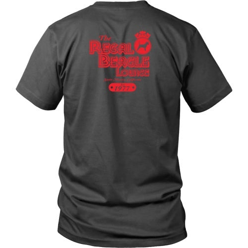 T-shirt - Three's Company - The Regal Beagle Red - Back Design