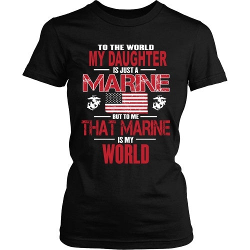 T-shirt - To The World MArine Daughter