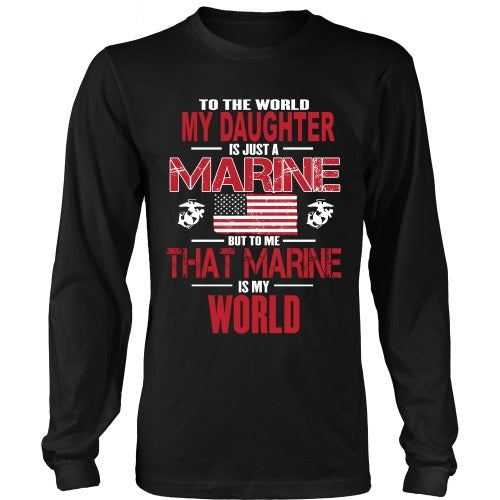 T-shirt - To The World MArine Daughter