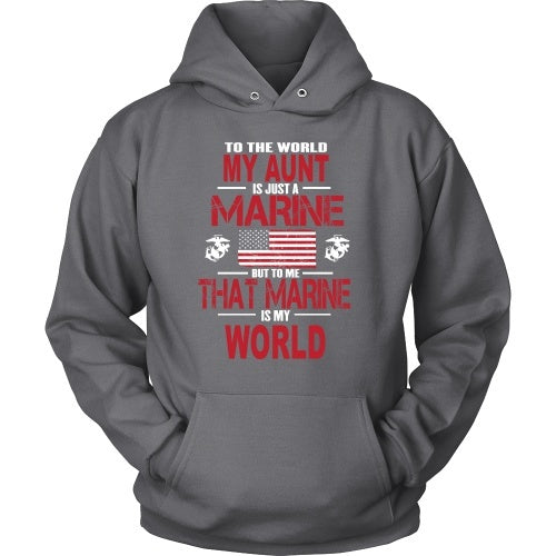 T-shirt - To The World My Aunt Is A Marine