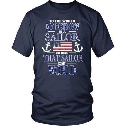 T-shirt - To The World My Nephew Is A Sailor