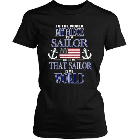 T-shirt - To The World My Niece Is A Sailor