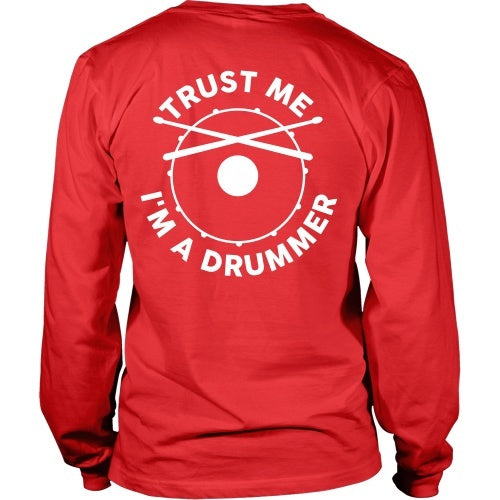 T-shirt - Trust Me I'm A Drummer Band - Back