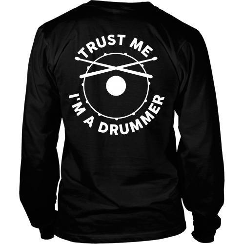 T-shirt - Trust Me I'm A Drummer Band - Back