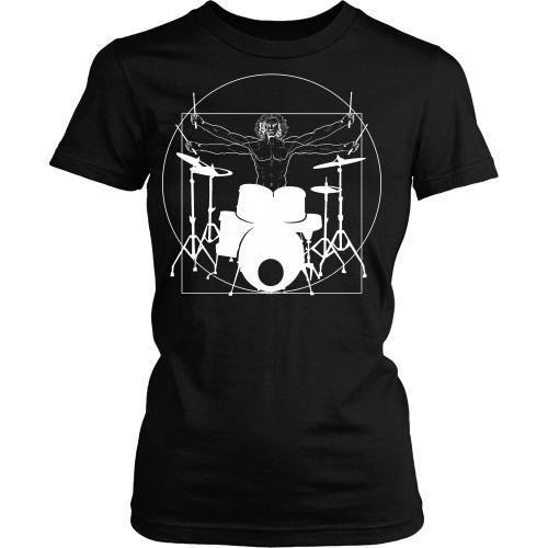 T-shirt - Vitruvian Drummer- Front Design