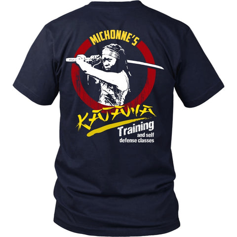 T-shirt - Walking Dead - Michonne's Katana Class - Back Design