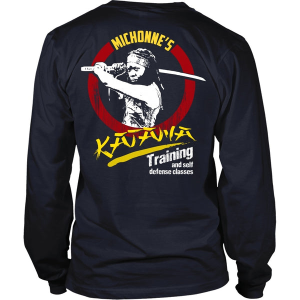 T-shirt - Walking Dead - Michonne's Katana Class - Back Design
