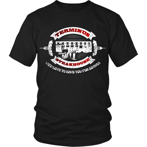 T-shirt - Walking Dead - Terminus Steakhouse - Front Design