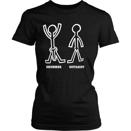 T-shirt - Why Girls Like Drummers - Front Design